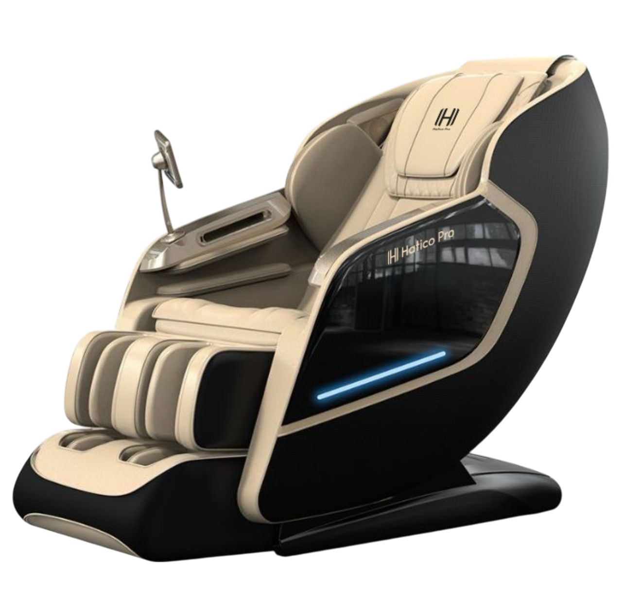Массажное кресло Hatico Pro Kurosava SL 4D -  Черно Бежевый