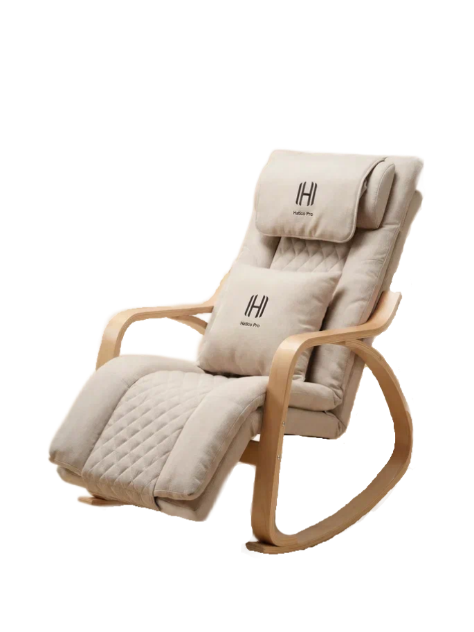 Массажное кресо-качалка для дома Hatico Pro Liberty Comfort (бежевый) с роликовым массажем